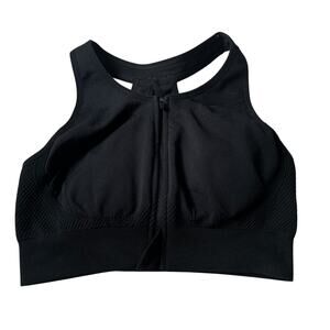 Soma Black Wireless Front Closure Sports Bra Women's Size Medium | 54-8